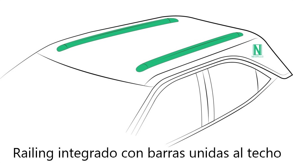 Suzuki SX4 S-cross (railing integrado) 2014-2021