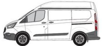Ford Custom / Transit l1h2 (puntos de fijación / necesario perforar el techo) 2013-2023