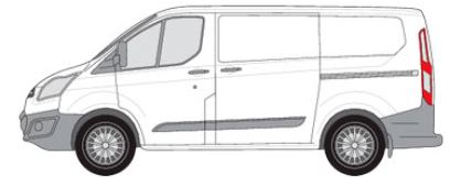 Ford Custom / Transit l1h1 (puntos de fijación) 2013-2023