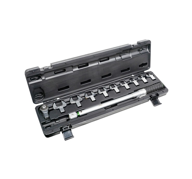JBM-52913 Llave dinamométrica de JBM con cabezal intercambiable en un estuche