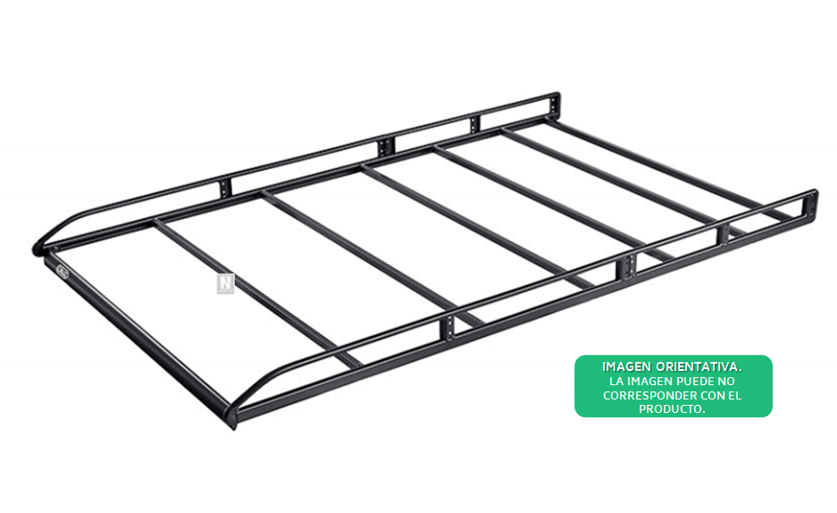 Portaequipajes (baca) de techo para Renault Express Monovolumen (2021-.)  - baca para coche - barras para techo de coche - Amos - β-103 - Dynamic -  puntos de montaje barras de aluminio Beta&Dynamic