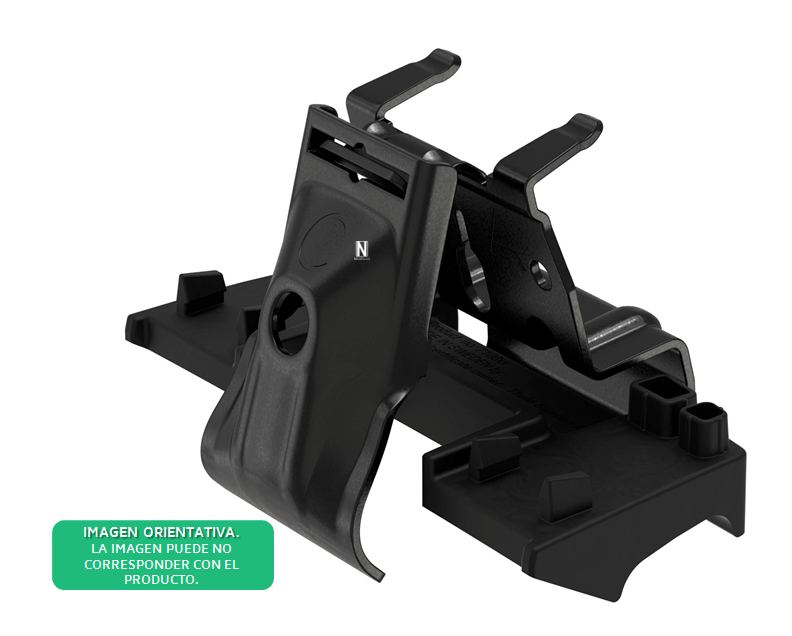 Thule-kit-6075 Pieza orientativa de kit de fijación Thule 6075 para barras compatibles