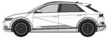 Hyundai Ioniq 5 (I/NE – techo normal) 2021-Actualidad