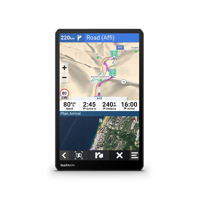 Navegador-garmin-camper-1095-2 Pantalla de navegador Garmin Camper 1095 en vertical