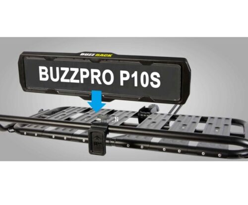 Instalación de portamatrículas en plataforma Buzzrack Buzzpro P10S