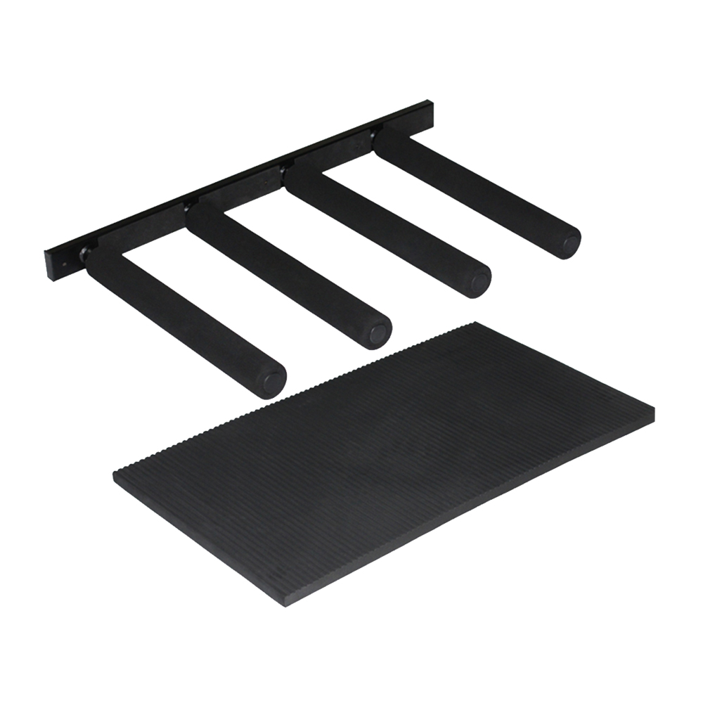 6089-1 soporte de pared para tablas de surf, con alfombrilla antideslizante