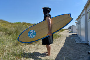 poncho sin mangas para surf