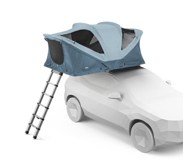 Thue-Approach-S-Dark-Slate Tienda de techo Thule Approach S Dark Slate con escalera