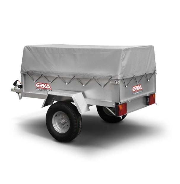 Erka-838-con-toldo-alto-4 Remolque con toldo alto para coche Erka 838