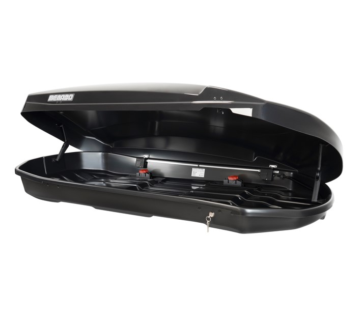 Menabo-Satelite-550-DUO-Crab-3 Cofre portaequipajes Menabo Satellite 550 con fijación Crab