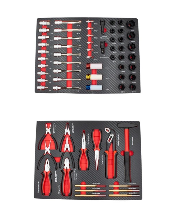 juego-bandejas-herramienta-carro-kroftools-86236-4 Dos bandejas de herramienta para carros Kroftools 86236