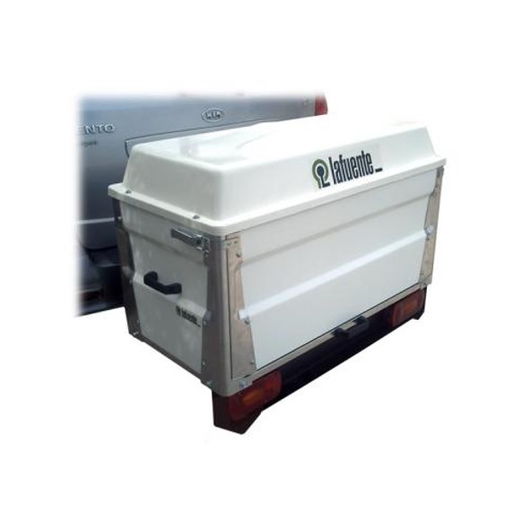 Lafuente-transbag-tranself-I Cofre trasero portaequipajes LaFuente Transbag Tranself I en color blanco