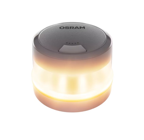 Baliza-V16-Osram Baliza de emergencia V16 Osram encendida