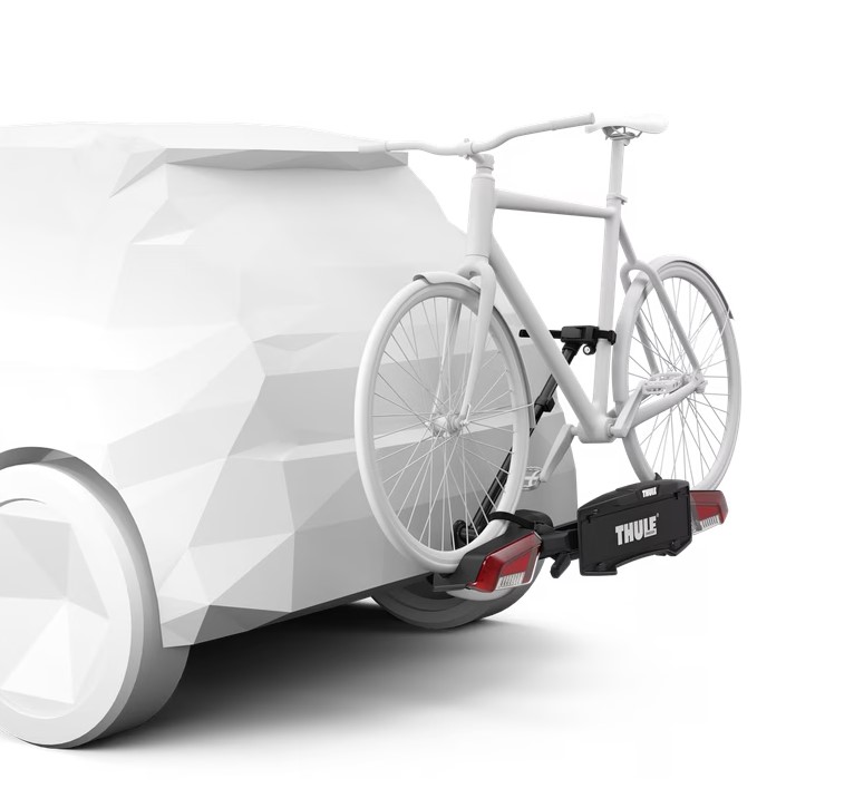 Portabicis-bola-Thule-Velolite-1-2 Portabicis de bola Th ule Velolite 1 bici instalado en coche con simulación de una bici cargada