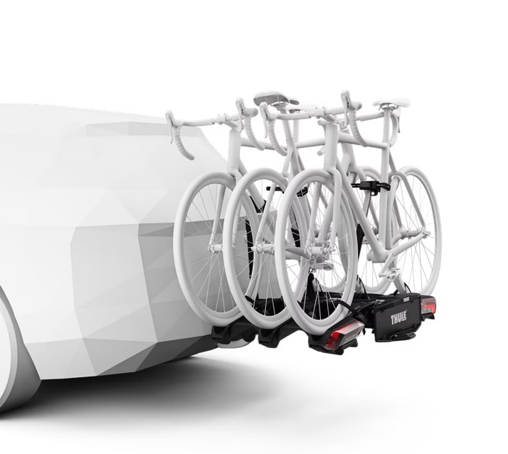 Thule-Epos-ParkSecure-3-2 Portabicis de bola Thule Epos ParkSecure 3 instalado en imagen de coche tipo render