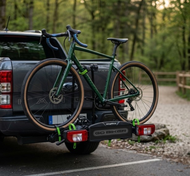 Portabicis-Bola-Go-Biker-Easy-Move-2-2 Portabicis de bola Go Biker Easy Move 2 instalado en coche y cargado con 1 bici