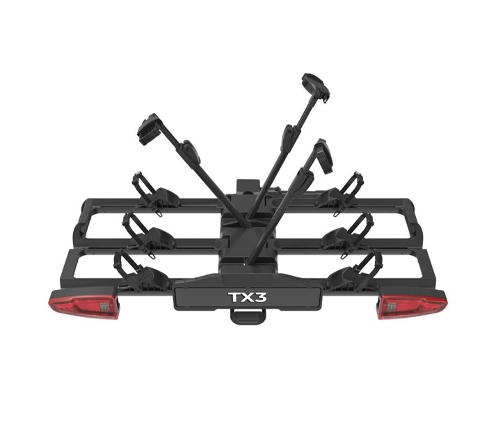 Spinder-TX3-2 Portabicis de bola Spinder TX3 desplegado