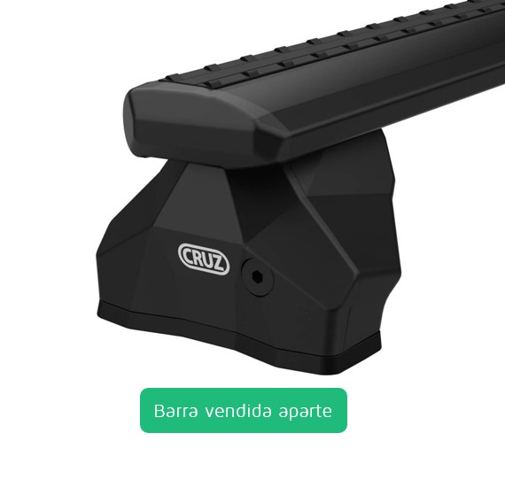 Cruz-Fix-Feet-fixpoint-naked-roof-3 Detalle de pie Fix para techo normal y barra de techo Cruz Airo R3 negra